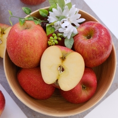 경북 명품 고당도 꿀 부사 사과 1kg / 2kg가정용 제철 사과