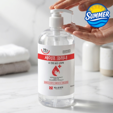 세이프크리너 손 소독제 겔 500ml 손소독젤 손 전용 에탄올70 살균 소독제 에스원제약