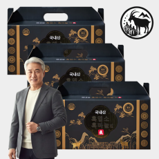국내산 100% 토종 흑염소진액 흑마늘 홍삼추출액 황금레시피 3개월 90포 프리미엄 건강즙
