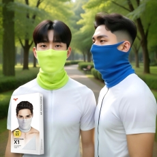 X1 나루마스크 숨쉬기 편한 여름용 자외선차단 마스크 런닝 자전거 등산 골프 마스크