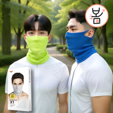 X1 나루마스크 숨쉬기 편한 여름용 자외선차단 마스크 런닝 자전거 등산 골프 마스크