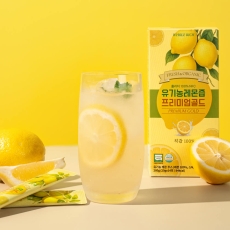 홀리치 유기농 레몬즙 프리미엄골드 20gX14포 100% NFC 착즙 레몬원액 과일주스