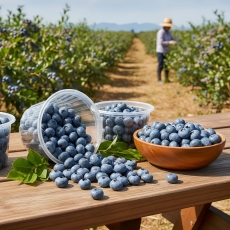 국내산 프리미엄 특품 생 블루베리 400g(100g x 4팩) 고당도 햇 불루베리 생과