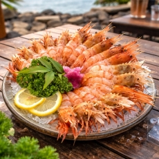 국내산 제철 활 독도새우 꽃새우 500g (20~30미) 동해 자연산 도화새우 산지직송