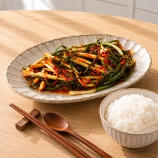 중독성 강하게 맛있는 전라도 매운 실비 파김치 1kg