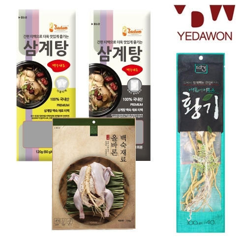 삼계탕약재 4종