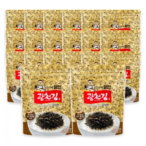 달인 광천 김자반 (소) [60gx2봉x10개]