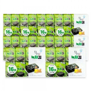 목포미항 녹차 16단김 [4gX16봉X10개]