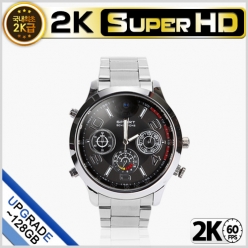 [W-2KSM] 시계캠코더 - 손목시계카메라/SHD고화질/시계캠