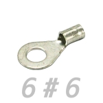 링단자 6#6 - 전선6MM(10AWG)-나사M6 압착단자 / 링타입 / 터미널 /