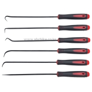 레드손잡이 롱타입 보급형 6pc 후크세트 고무오링 탈장착 미니 후크 약 240mm