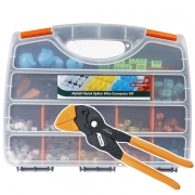 알파오 전문가용 전선 수리 키트 (전제품 + 공구함 + 전용공구 + 방수캡 + MC Type + 렌치플라이어 포함)