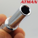 ATMAN 아트만 ( 7가지 ) 3/8인치 6각 롱 핸드소켓 AT-630819-S 세트 ( 7PCS )