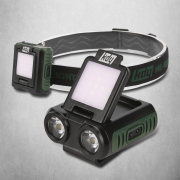 KDY 해드랜턴 최대 350루멘 투웨이 후레쉬 렌턴 작업등 충전등 ( C타입 충전 ) KHL-350S