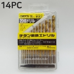 체스코 CHESCO 티타늄 강철 드릴세트 14PCS (철기리 세트) TD-14
