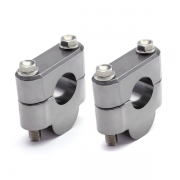 ZETA ( 제타 ) 혼다 헌터커브 CT125 바 라이즈 ( 바 클램프 높이 상승아답터 ) 키트 22.2mm 용 (티타늄컬러)  ZE53-0119