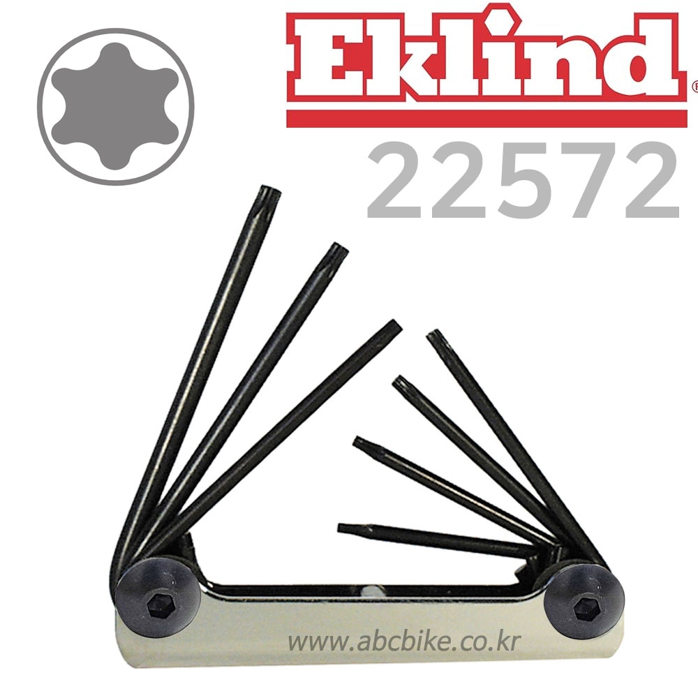 EKLIND (에클랜드) 접식 별비트 렌치세트 접렌치 별비트세트 ( T6 ~ T20 )  22572