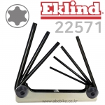 EKLIND (에클랜드) 접식 별비트 렌치세트 접렌치 별비트세트 ( T10 ~ T40 )  22571