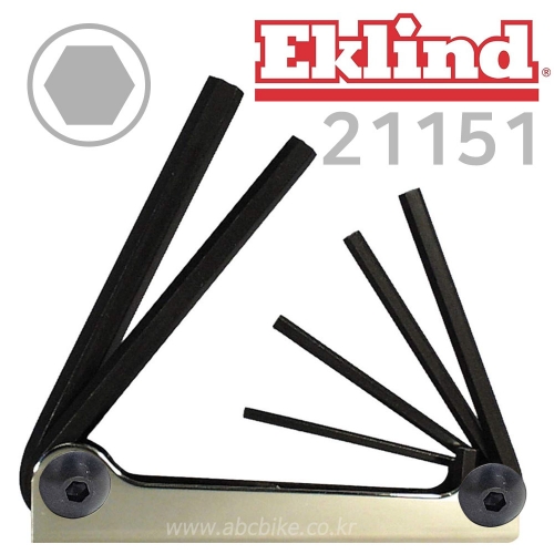 EKLIND (에클랜드) 접식 6각비트 헥스비트 렌치세트 접렌치세트 ( 3.0 ~ 10.0mm ) 21151