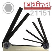 EKLIND (에클랜드) 접식 6각비트 헥스비트 렌치세트 접렌치세트 ( 3.0 ~ 10.0mm ) 21151