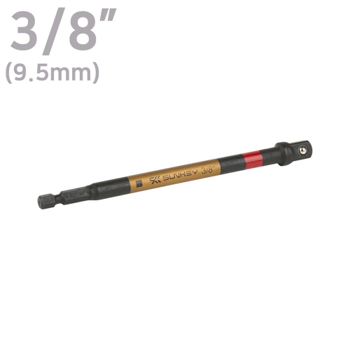 SUNKEY 비트아답터 P2(6.35mm) 1/4인치 -> 3/8인치 소켓아답터 비트아답타 ( 롱타입 ) SIA-38