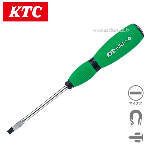 KTC (교토툴) 일자 ( 소프트그립 ) 타격드라이버 일자드라이버 다가네드라이버 D7M2-6