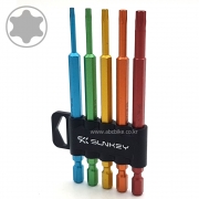 SUNKEY 썬키 ( 5PCS ) 별비트 세트 길이 110mm ( 굵기 6.35mm ) SSB-110CS