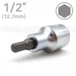 TOPTUL 탑툴 1/2인치 6각비트 헥스비트 육각비트 핸드소켓 길이55mm (복스알)