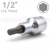 TOPTUL 탑툴 1/2인치 6각비트 헥스비트 핸드소켓 길이55mm (복스알)