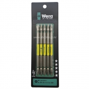 WERA 베라 (5개입) 토션비트 드라이버비트 세트 PH2 X 110mm  ( 일반형 ) 05 344221 001 ( 노랑 )