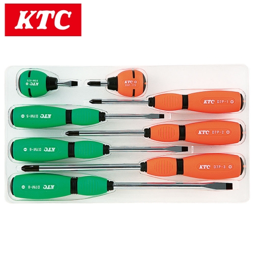 KTC (교토툴) 8PCS 소프트그립 드라이버세트 TD798