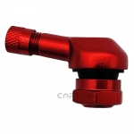 알루미늄 90도 타이어밸브 ( 림홀 11.3MM ) 고무구찌 휠밸브 CT-AL11-R (빨강)