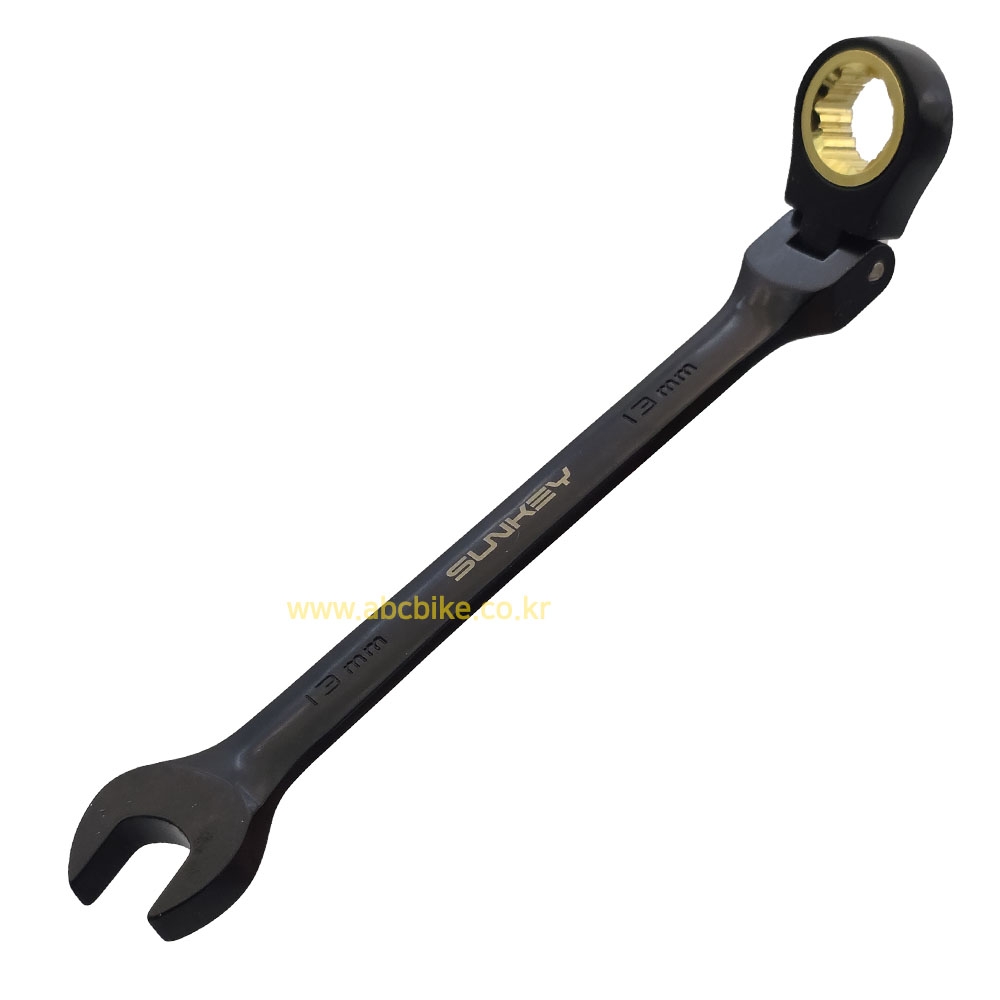 SUNKEY (썬키) 플렉시블 라쳇스패너 ( 굴절 ) 라쳇렌치 ( 안티슬립 ) SGA-F