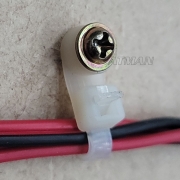 흰색 클램프타이 / 볼트 케이블타이 / 타이볼트,( 낱개판매 )