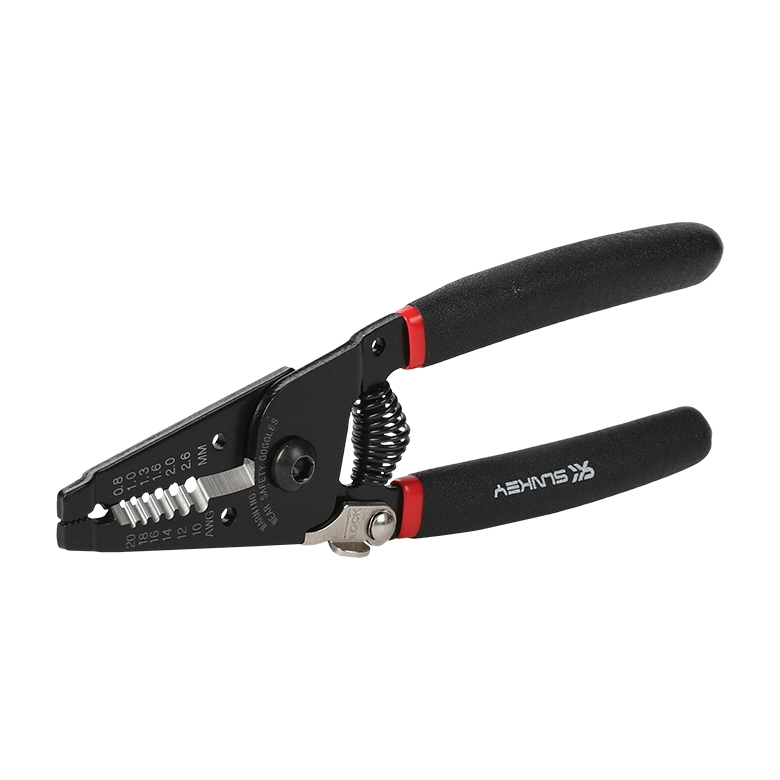 SUNKEY 썬키 와이어 스트리퍼  피복제거 ( 0.8&sim;2.6MM ) +보조절단+보조압착 SWS-26E