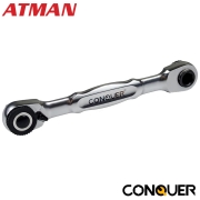 ATMAN 아트만 X 컨커 1/4인치 미니 콤보 듀얼 라쳇렌치 라쳇핸들 AT05114 ( 72기어 )