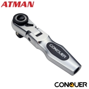 ATMAN 아트만 X 컨커 3/8인치 스터비 플렉시블 헤드 라쳇핸들 AT05135 ( 72기어 )