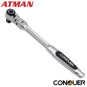 ATMAN 아트만 X 컨커 3/8인치 플렉시블 헤드 라쳇핸들 AT05136 ( 72기어 )