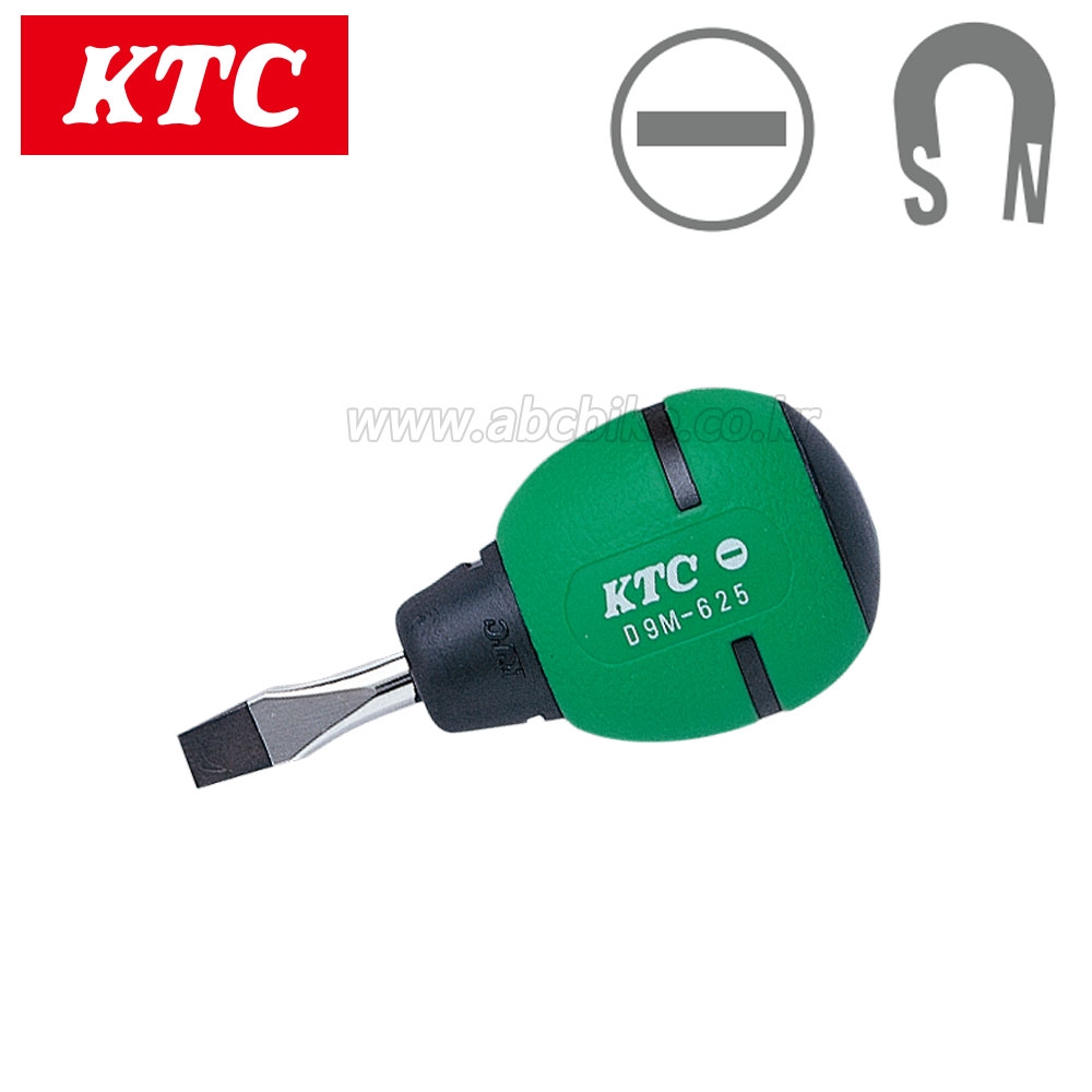 KTC (교토툴) 소프트 그립 주먹드라이버 일자드라이버 D9M-625