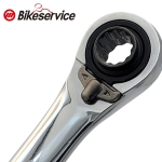BIKESERVICE 바이크서비스 4 IN 1 라쳇스패너, 라쳇렌치 (4가지 사이즈) BS 7525B ( 8 x 13 / 10 x 12 )