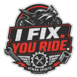 ATMAN 아트만 미케닉 PVC 스티커 / I FIT. YOU RIDE