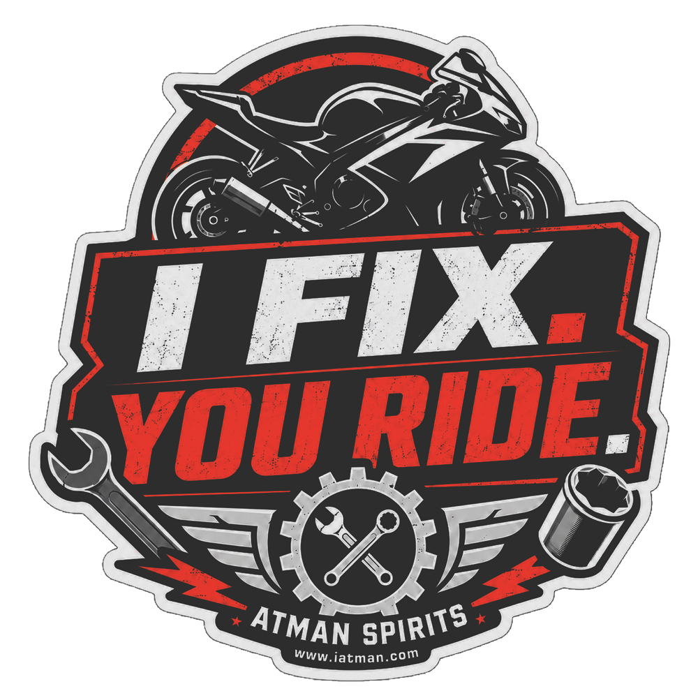 ATMAN 아트만 미케닉 PVC 스티커 / I FIT. YOU RIDE