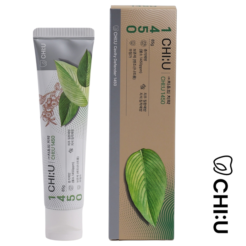 치유의치약1450 고불소 충치예방 잇몸질환예방 무색소 무향 85g