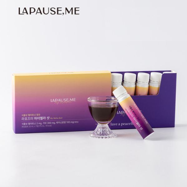 [라포즈미] 마시는 식물성 멜라토닌 마이멜라샷 / 편안한밤 / 타트체리 멜라토닌2mg 가바 테아닌 / 2025 식품기술대상 "기술혁신상" 수상