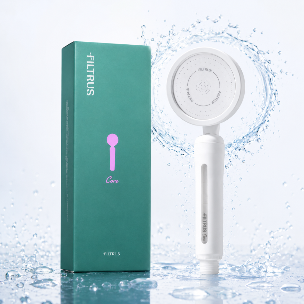 필트러스 코어 PFAS-free 필터샤워기 본품 (헤드필터1P+핸들필터1P 내장)