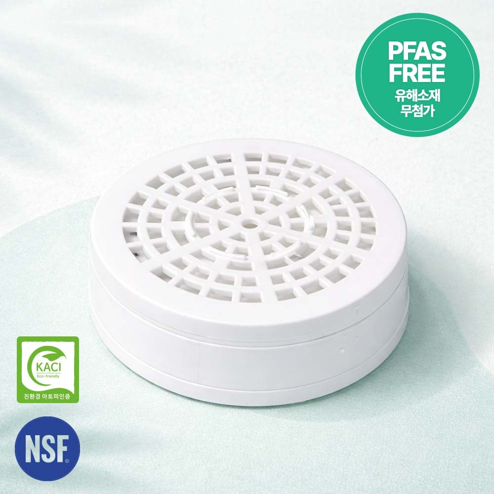 필트러스 필터샤워기 코어 PFAS-free 불순물 잔류염소제거 헤드필터 리필 1개입