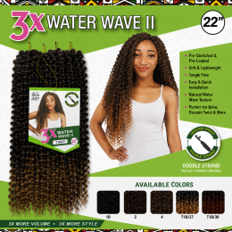 3X Passion Water Wave II 22"