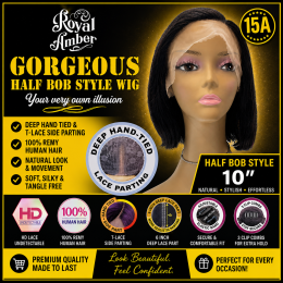 Half Bob Style Wig 10"