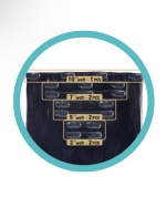 100% Human Hair Clip-in 7pcs