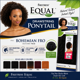 Drawstring Ponytail Bohemian Fro